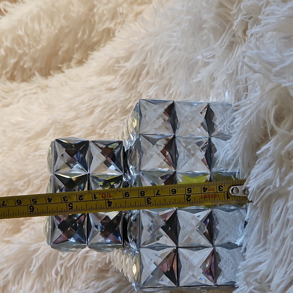 GEMSTONE BLING HOME DECOR SET PICTURE FRAME TRINKET BOXES - Picture 15 of 15